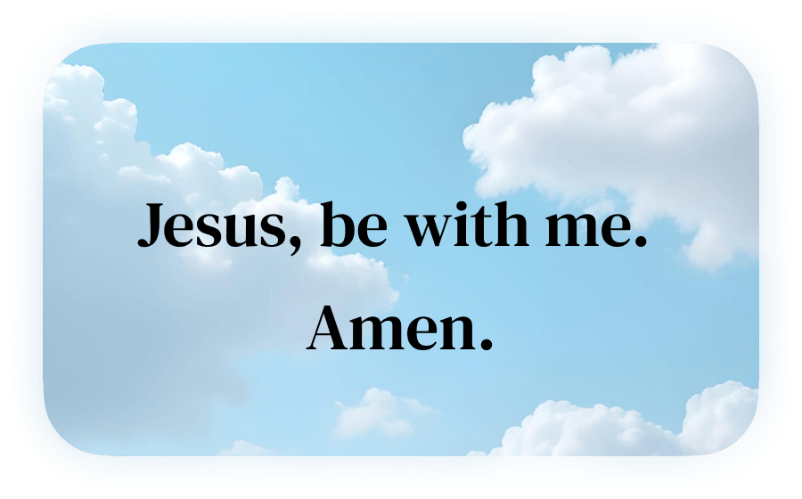 Daily prayer card placeholder